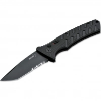 Автоматический складной нож Boker Strike Tanto All Black, сталь AUS-8, рукоять алюминий купить в Краснодаре