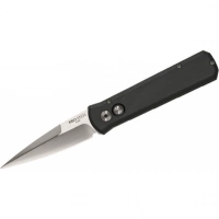 Автоматический складной нож Godson™ Solid Black Handle, Satin Blade купить в Краснодаре