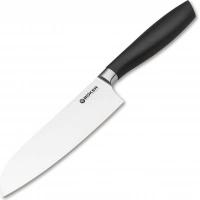 Кухонный нож шефа Bker Core Santoku, 163 мм, сталь X50CrMoV15, рукоять пластик купить в Краснодаре