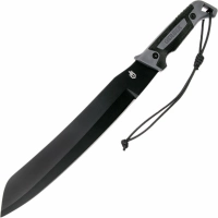 Мачете Gerber — Gator Golok Machete, сталь 65MN Carbon Steel Black Finish, рукоять ударопрочный пластик купить в Краснодаре