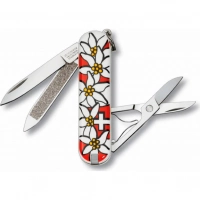 Нож перочинный Victorinox Edelweiss 0.6203.840 58мм 7 функций дизайн рукояти Эдельвейс купить в Краснодаре