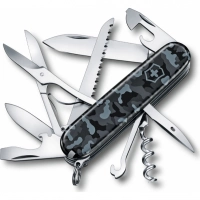 Нож перочинный Victorinox Huntsman 1.3713.942,91 мм, 15 функций, морской камуфляж купить в Краснодаре