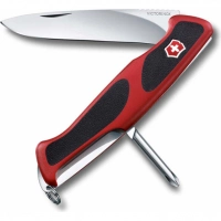 Нож перочинный Victorinox RangerGrip, сталь X50CrMoV15, рукоять нейлон, красно-чёрный купить в Краснодаре