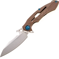 Нож складной Rikeknife M3 Brown, сталь 154CM, рукоять титан/G10 купить в Краснодаре