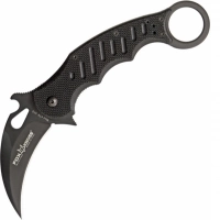 Складной нож Fox Karambit, сталь N690, рукоять стеклотекстолит G-10, чёрный купить в Краснодаре