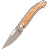 Складной нож Kizer Apus, сталь CPM S35VN, рукоять титан/ Bronze Carbon купить в Краснодаре