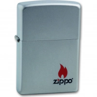 Зажигалка ZIPPO Satin Chrome, латунь с ник.-хром. покрыт., серебр., матовая, 36х56х12 мм купить в Краснодаре