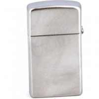 Зажигалка ZIPPO Slim® с покрытием Satin Chrome™, латунь/сталь, серебристая, матовая, 30х10×55 мм купить в Краснодаре