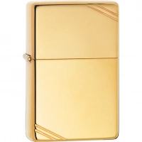 Зажигалка ZIPPO Vintage™ с покрытием High Polish Brass купить в Краснодаре